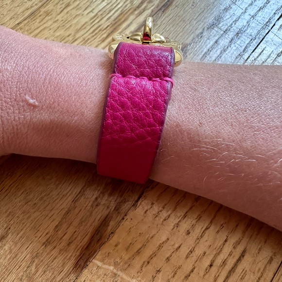 Marc Jacobs Pink Leather Bracelet - Picture 5 of 6